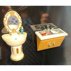 Lot of 2 Vintage - ACME Refrigerator Magnets Miniature Kitchen - 1990's